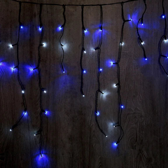 Christmas Icicle Light 7m - Blue White, 240 LED