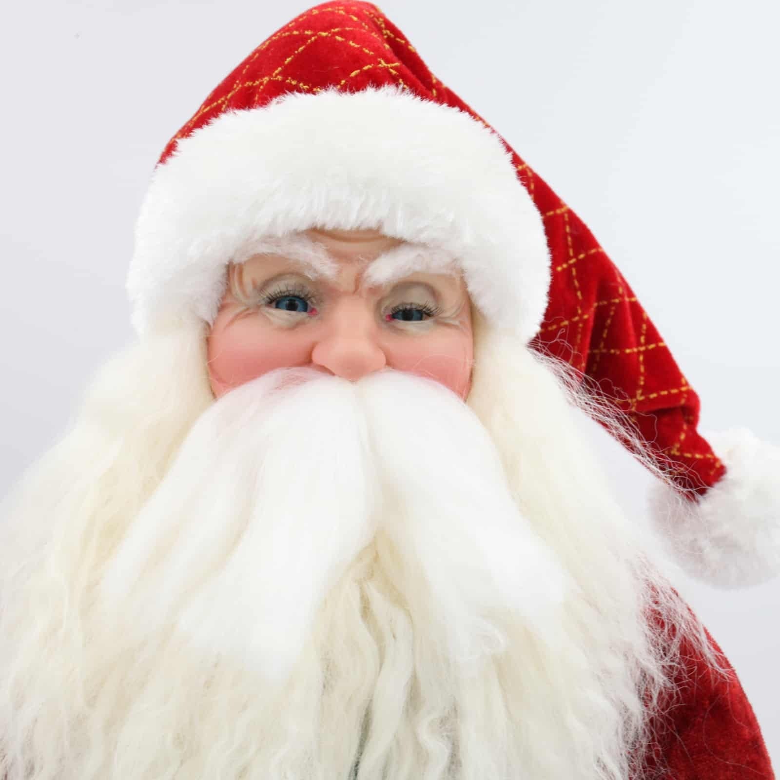 Christmas Santa Ornament Traditional Red & White 48cm