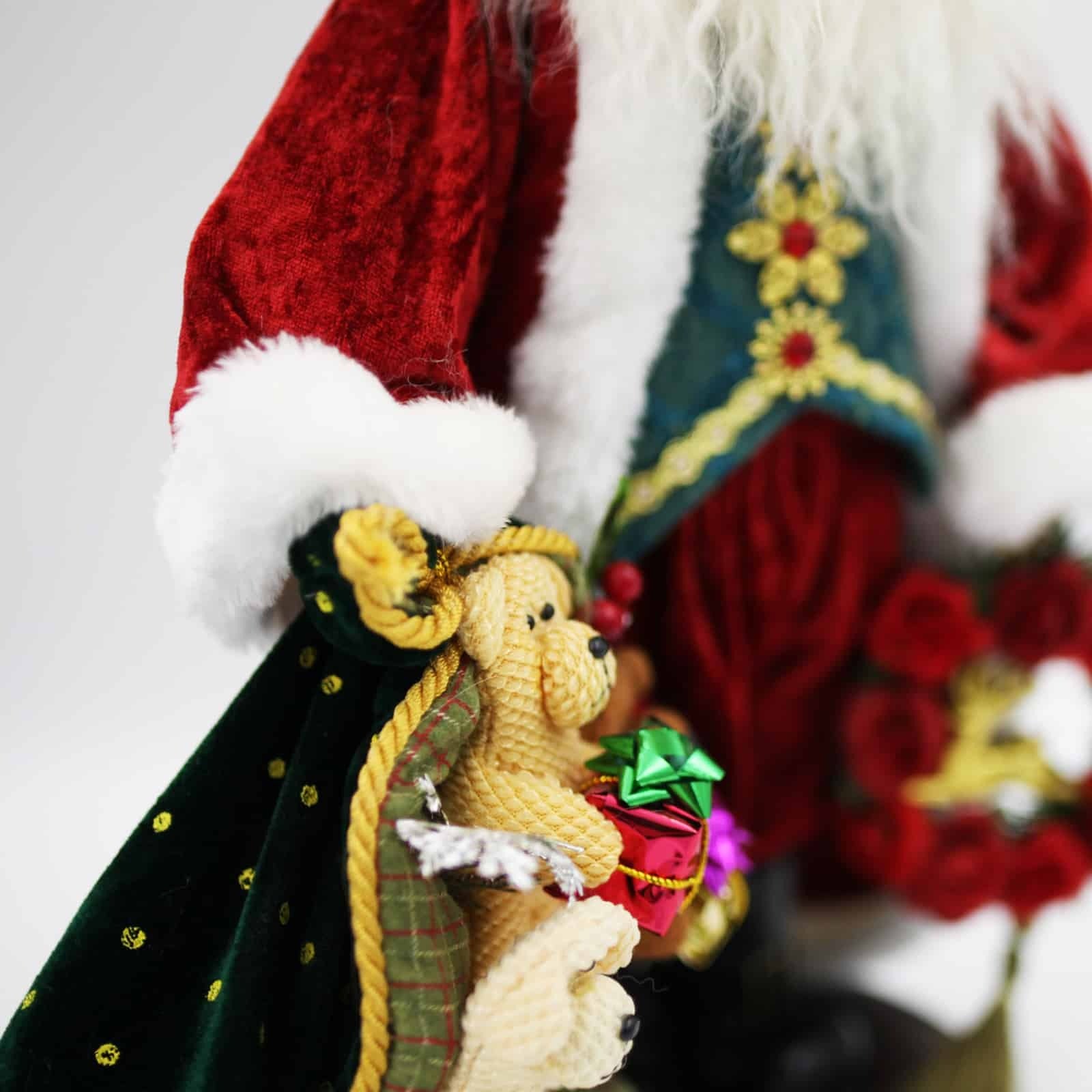 Christmas Santa Ornament Traditional Red & White 48cm