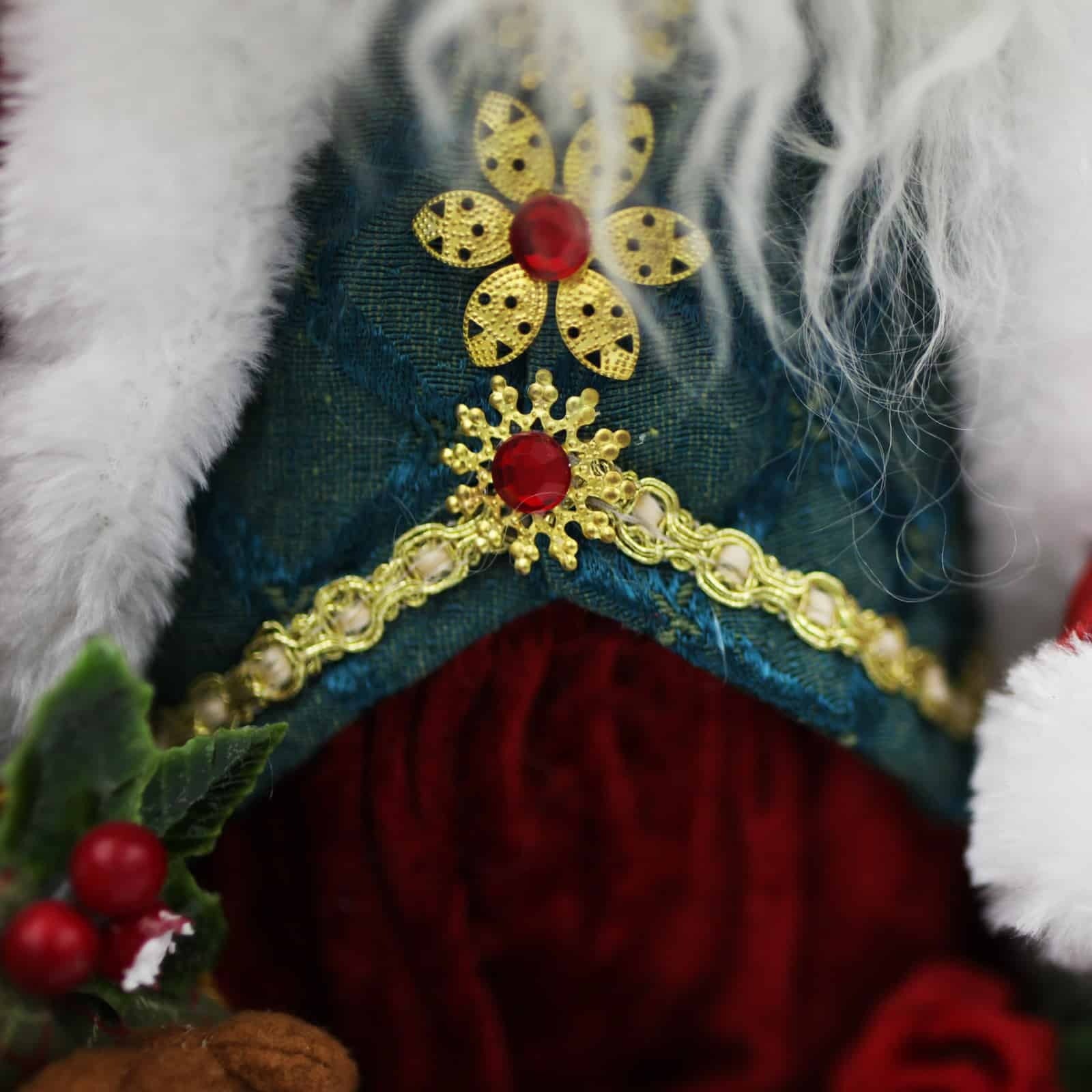 Christmas Santa Ornament Traditional Red & White 48cm