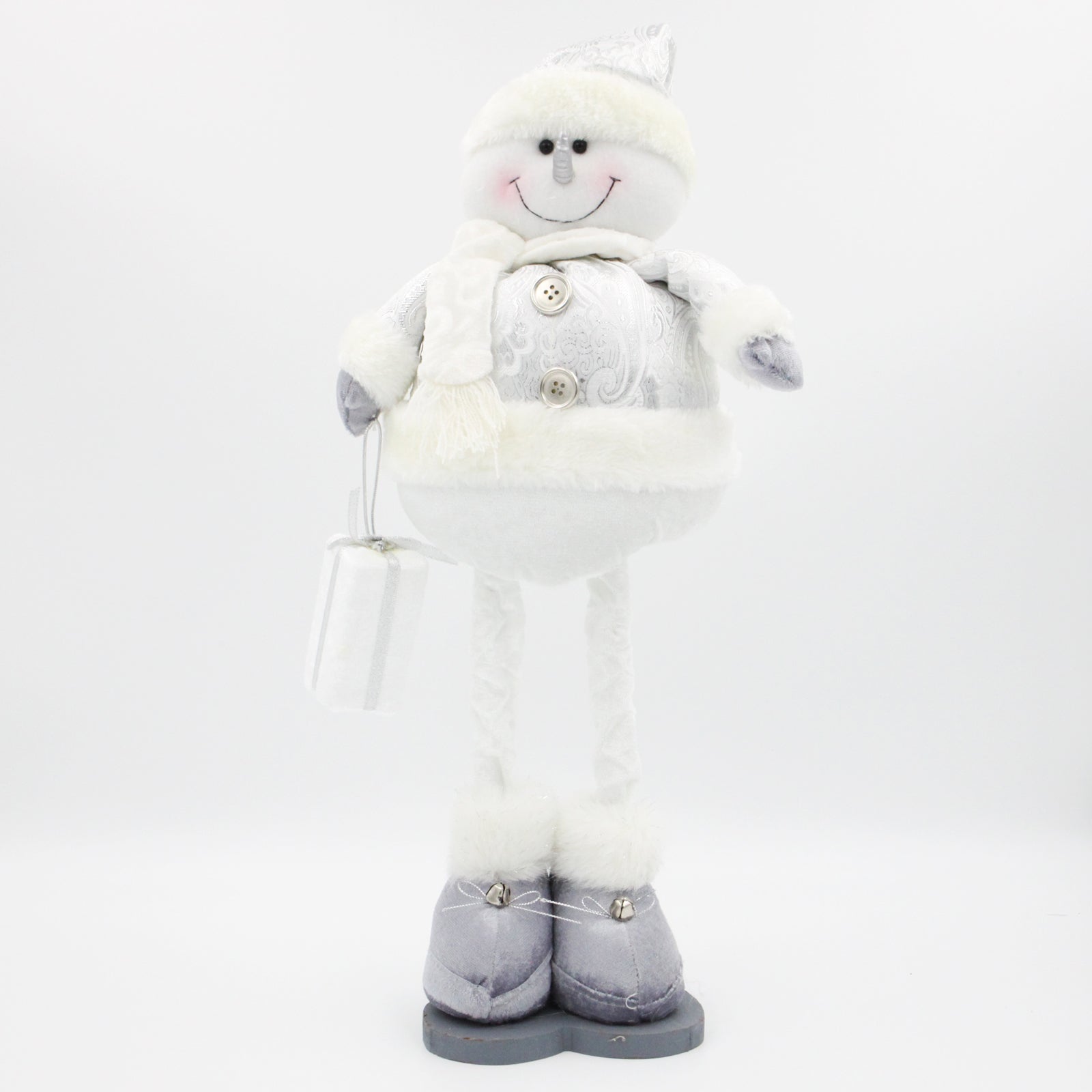 WHITE SNOWMAN with Telescopic Legs