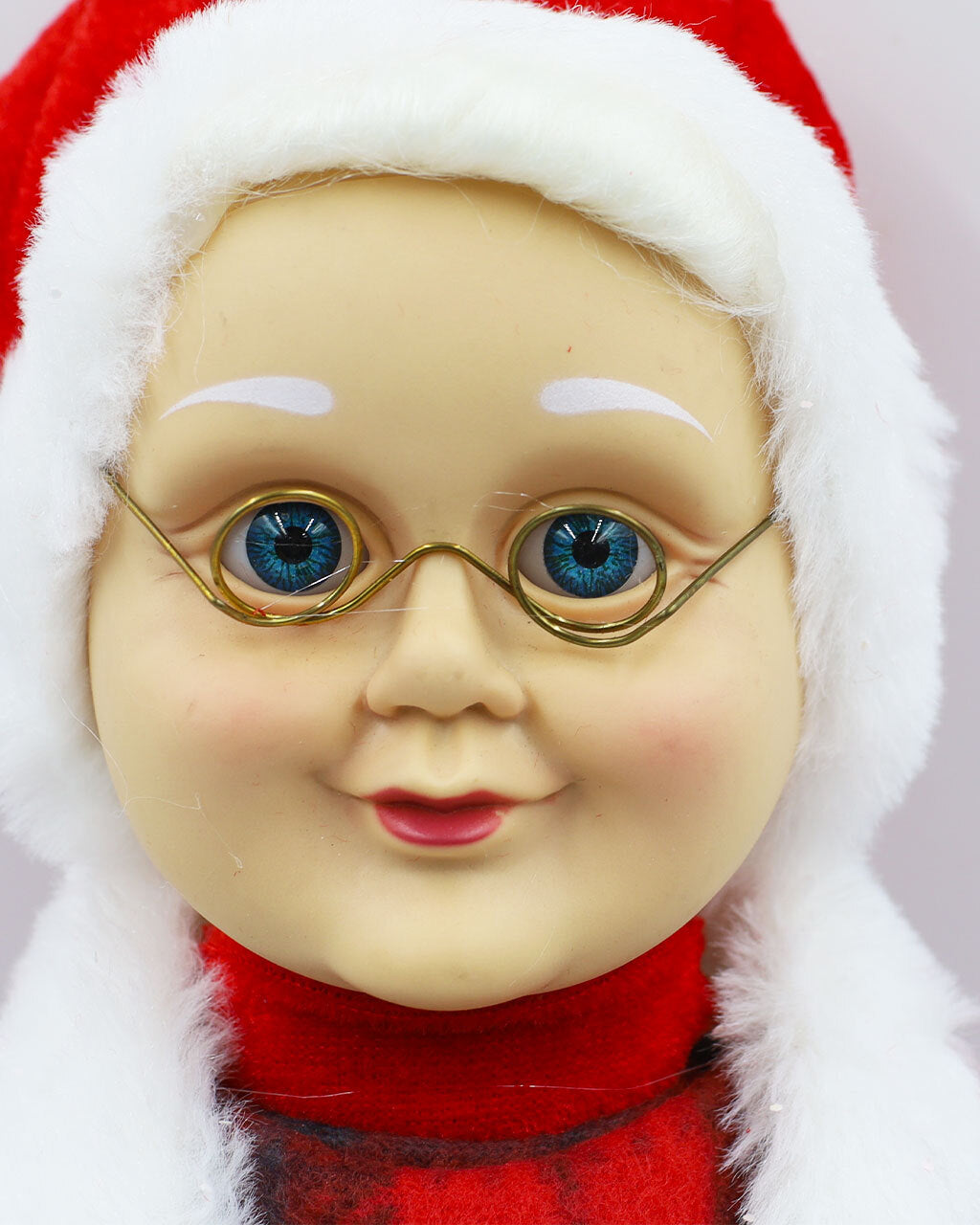 Mrs Clause Christmas Ornament 45cm Red & White