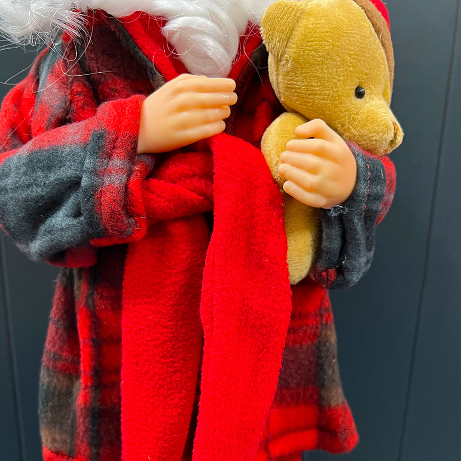 Bedtime Santa Christmas Ornament 45cm