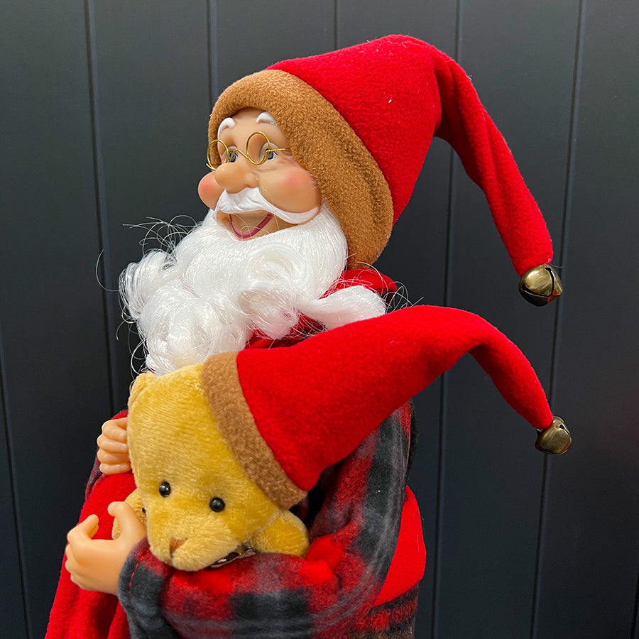 Bedtime Santa Christmas Ornament 45cm