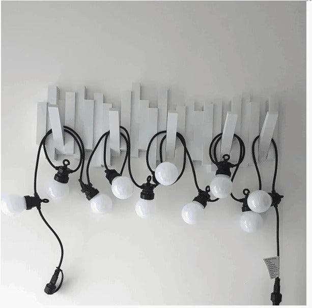 20 Opal Globe WARM WHITE Led Festoon Light 10m