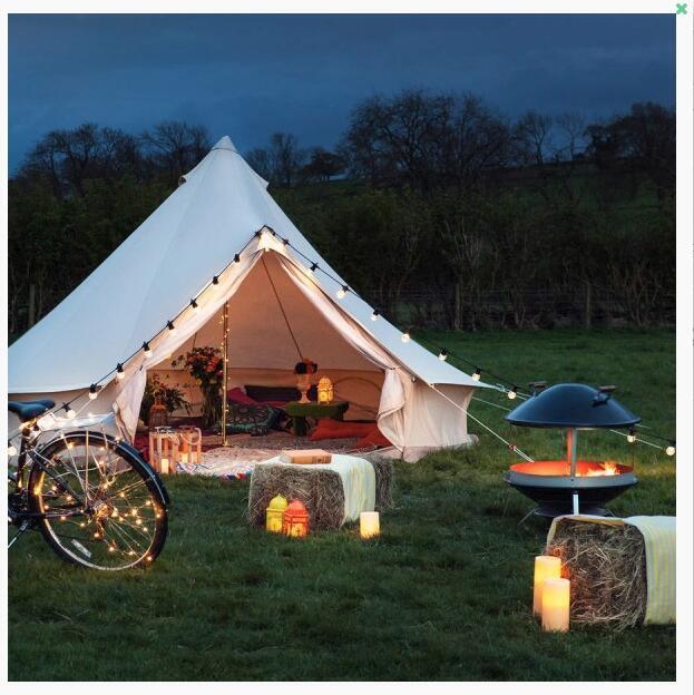 20 Opal Globe WARM WHITE Led Festoon Light 10m