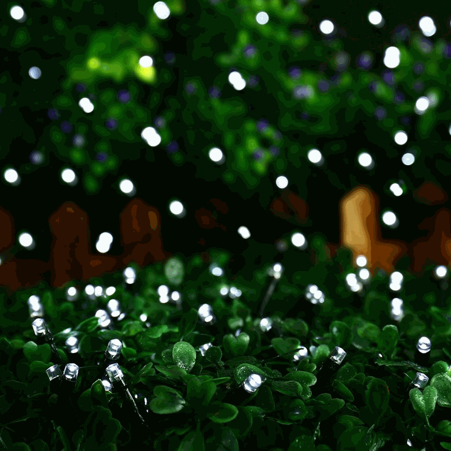 100 Cool White Led Fairy Light Chain 4.95m
