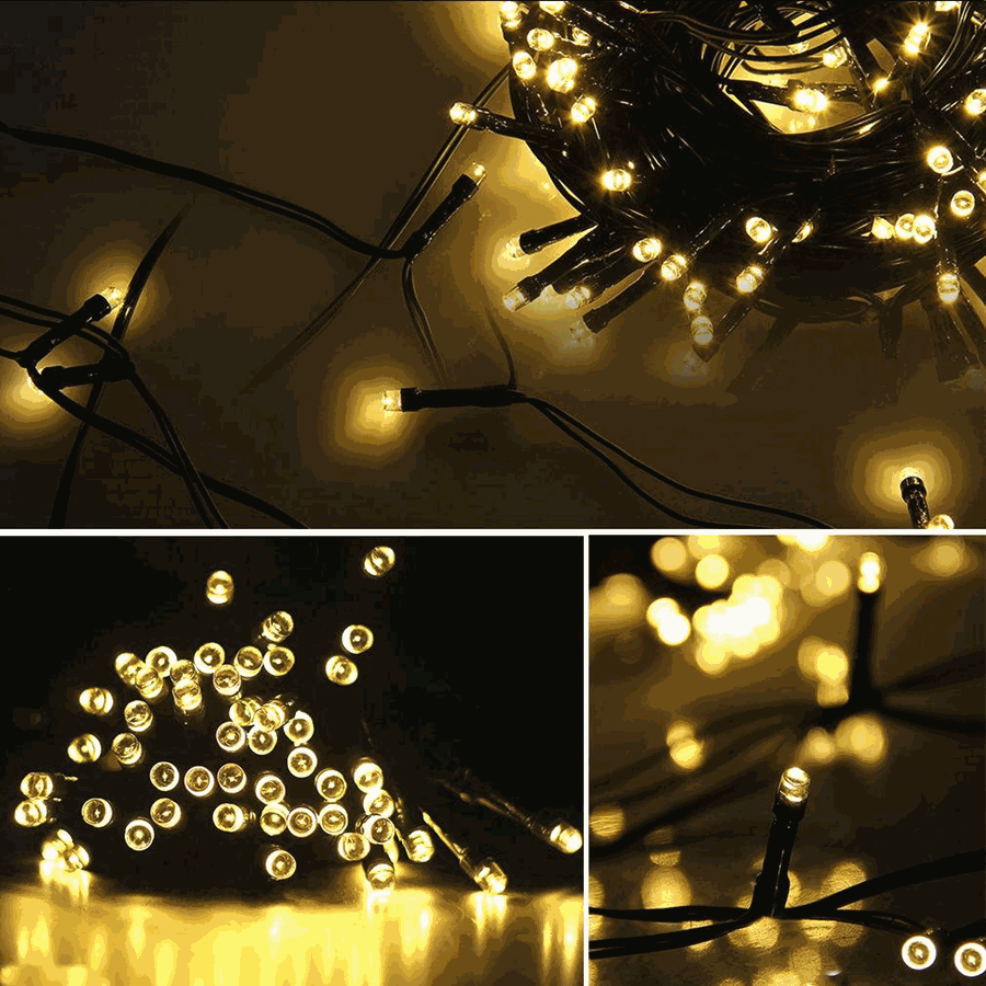 100 Warm White Led Fairy Light Chain 4.95m
