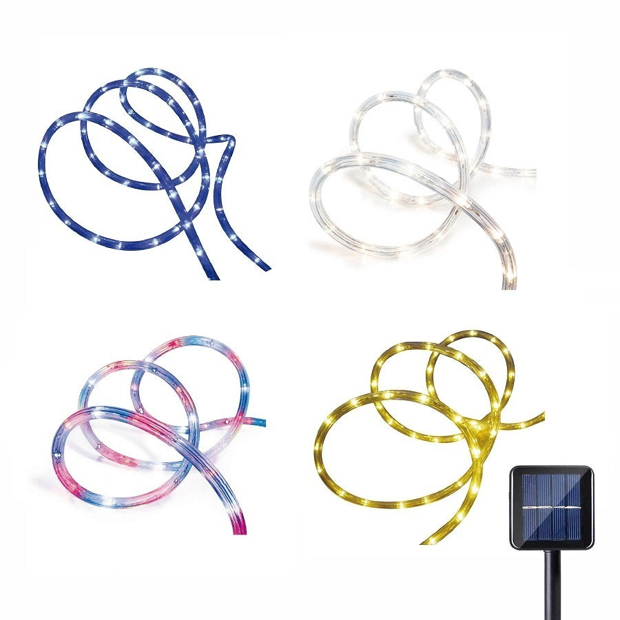 10m BLUE Led SOLAR Christmas Rope Light