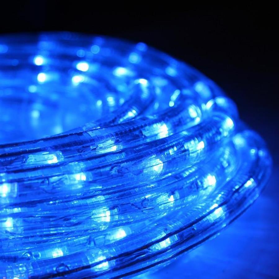 10m BLUE Led SOLAR Christmas Rope Light