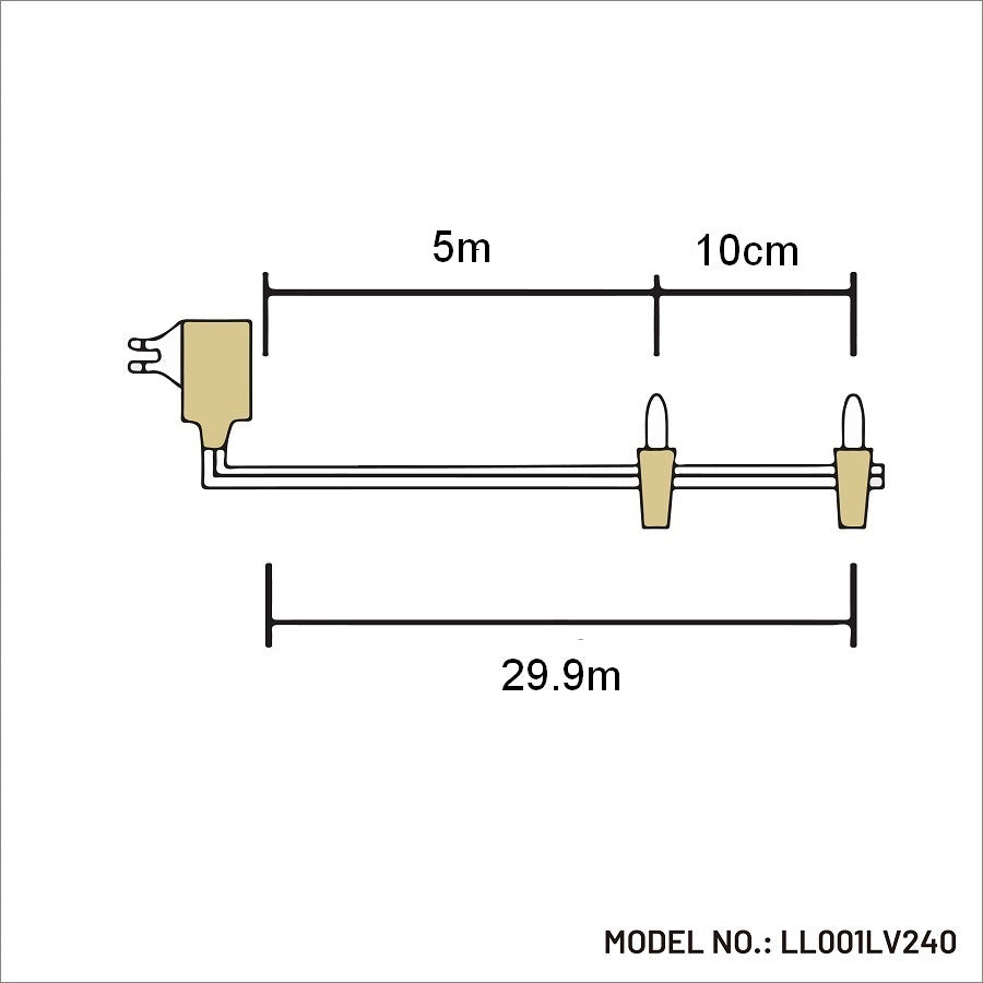 420 Dual Colour LED Fairy Lights
