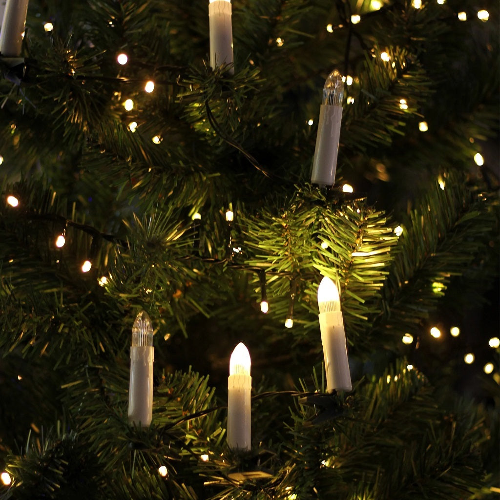 10 Led Candle Fairy Lights Warm White 4.5m
