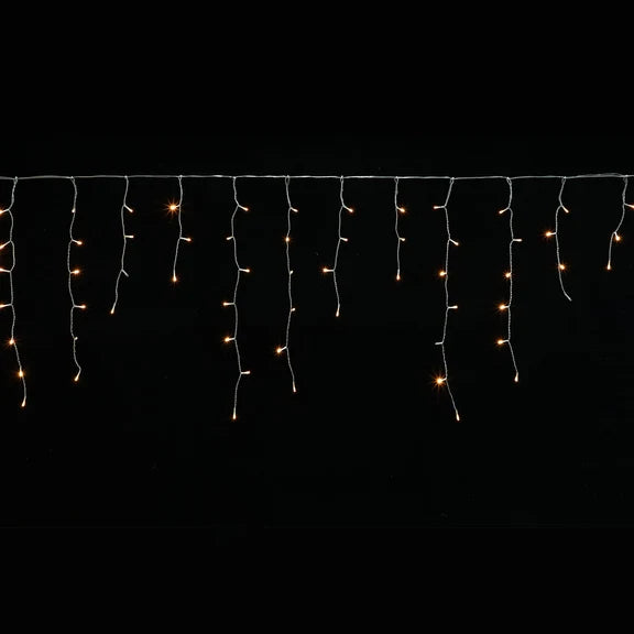 Crazy Twinkle Icicle Light - Warm White, 480 LED