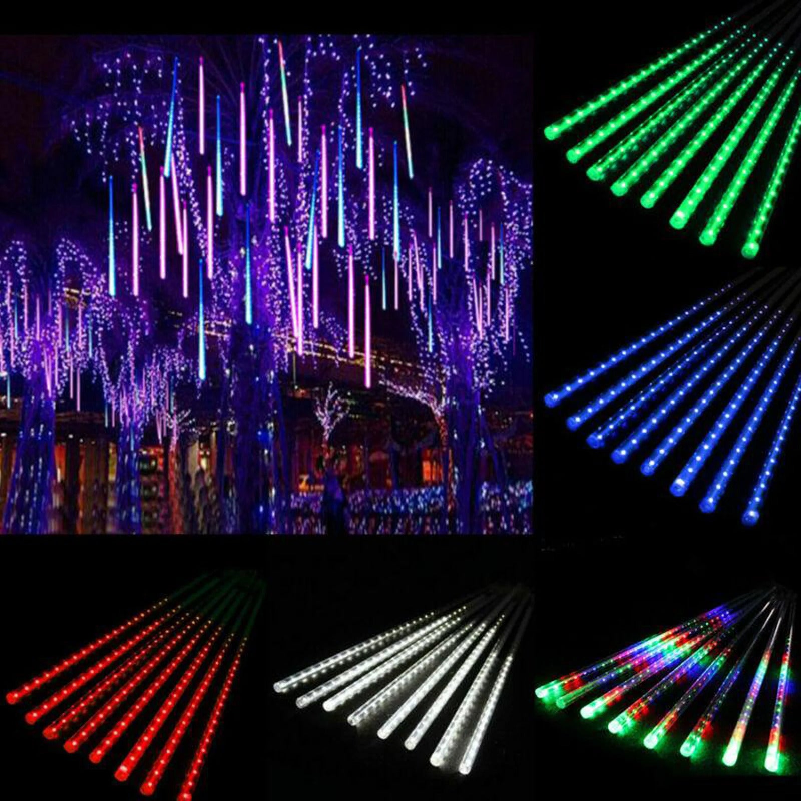 RGB Icicle Tube MULTICOLOUR Lights