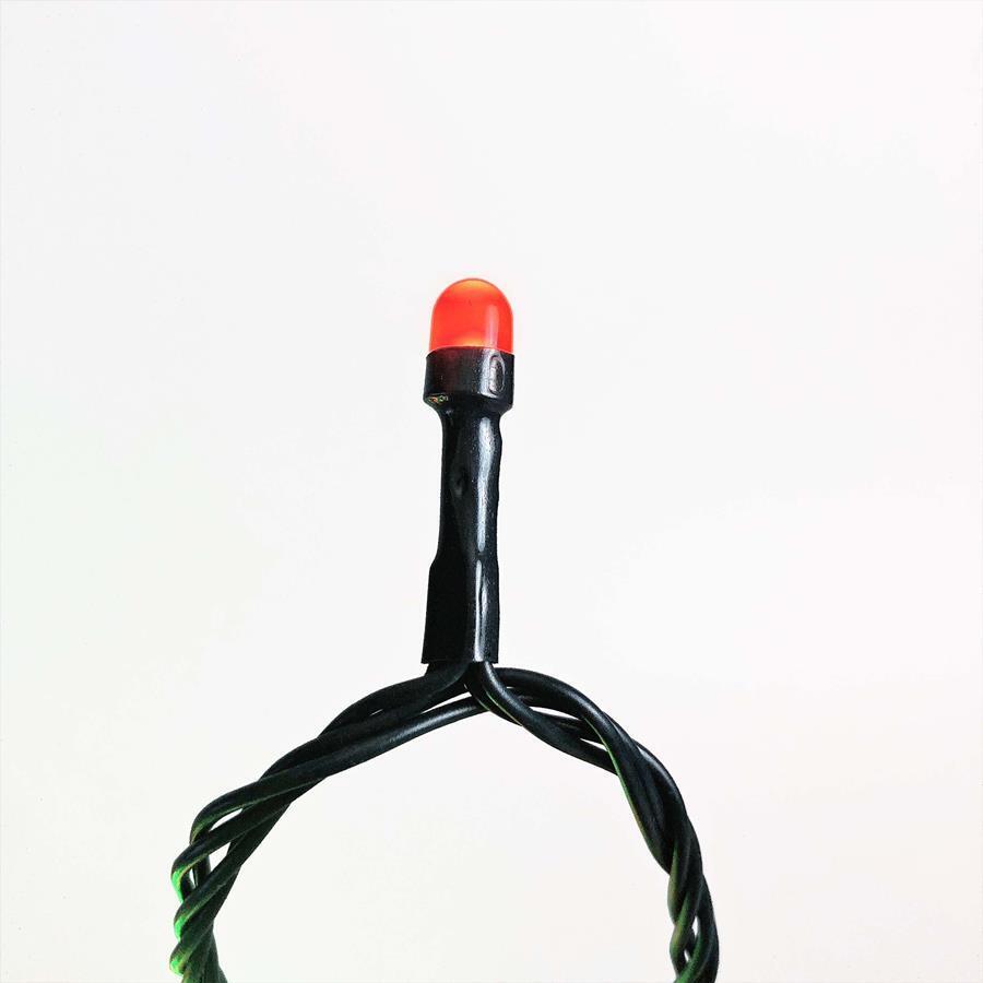 320 RED/GREEN LED 8mm Frosted Fairy Lights