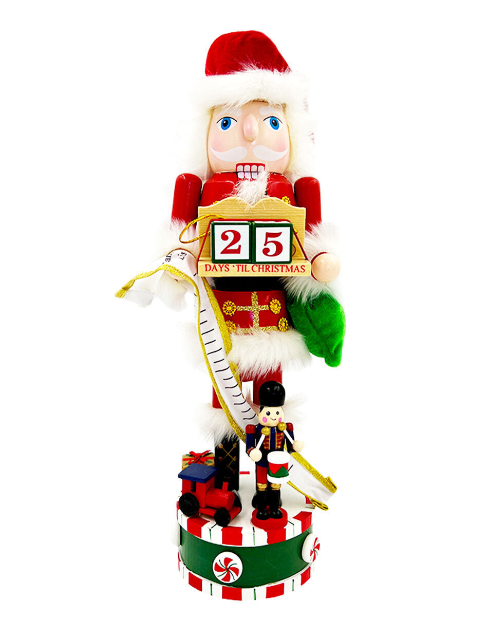 Santa And His List Nutcrackers 50cm