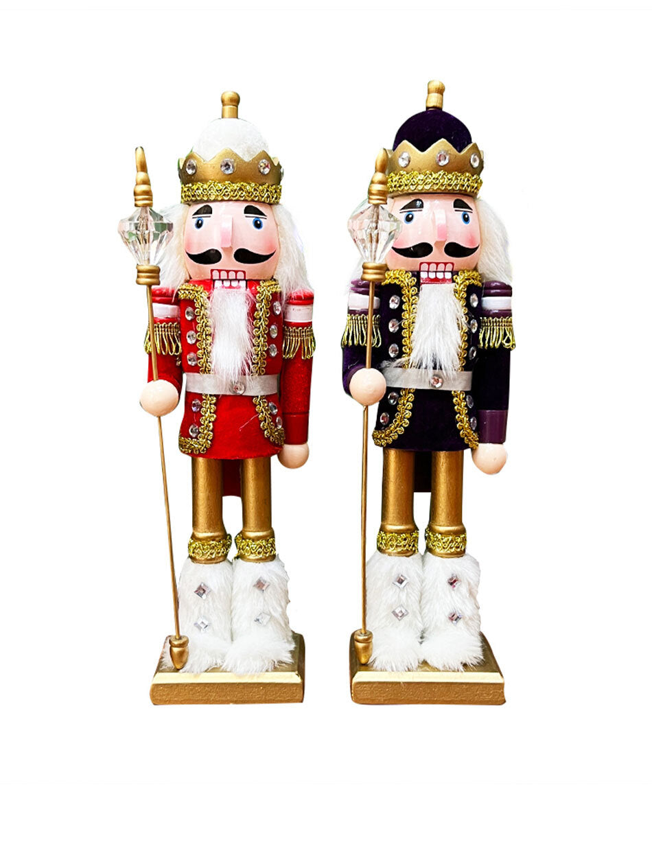Soldiers in Uggs - Set of 2 Nutcrackers 36cm