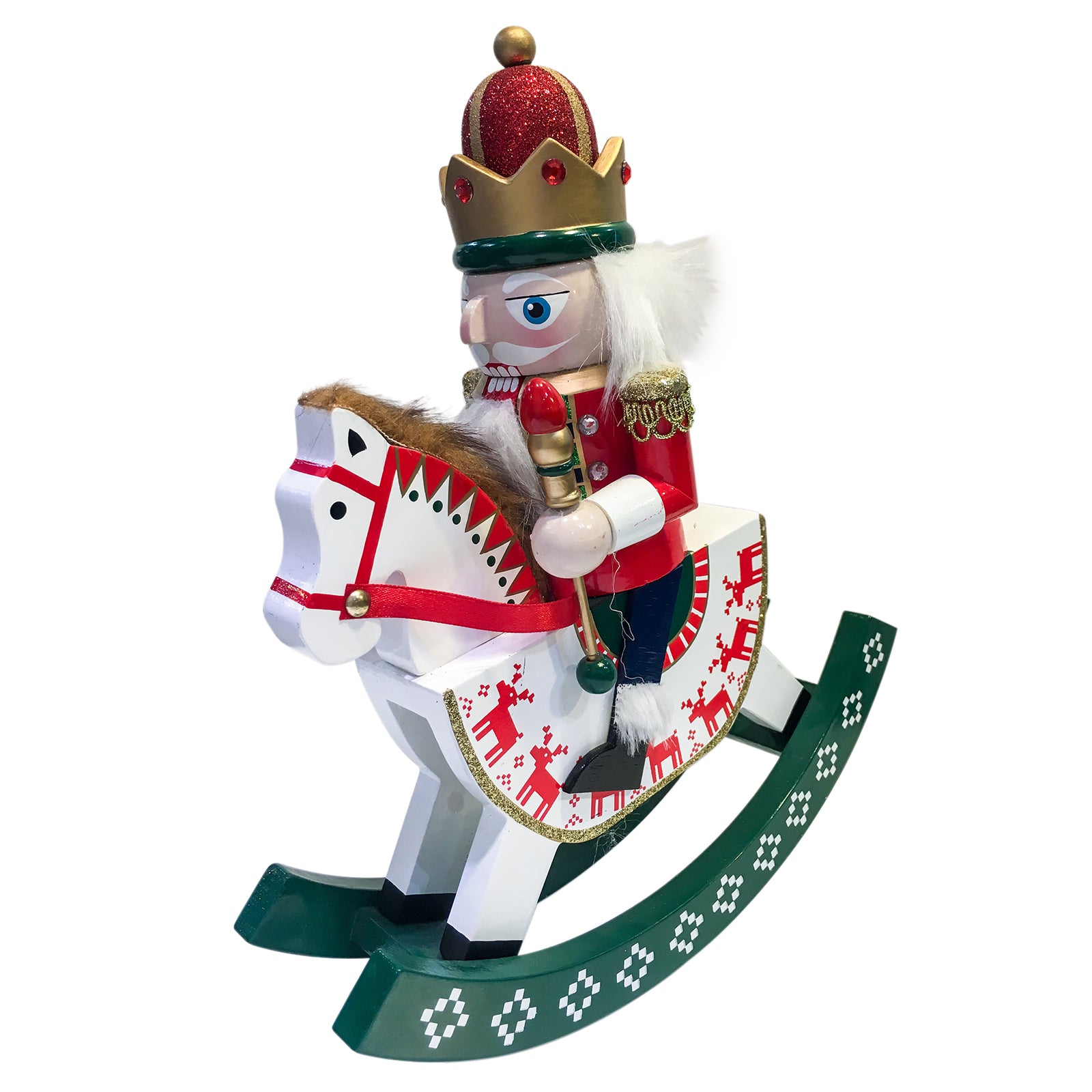 THE MOUNTED SUMMER GUARDS Nutcracker 30cm