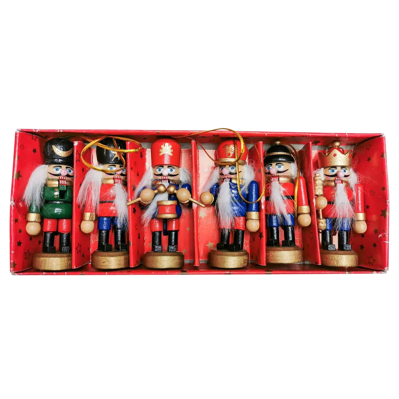 THE POLICEMEN Set of 6 Nutcrackers 8cm
