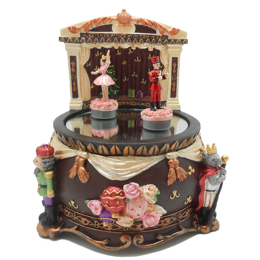 Christmas Musical Nutcracker on Skating Pond 14.5cm