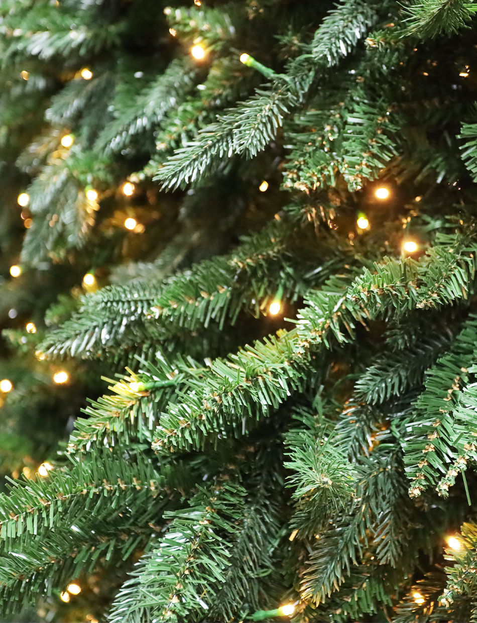 Giant 20ft/6m Green Pre-Lit Christmas Tree with LED Lights