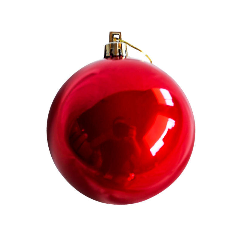 RED 60mm Christmas Baubles Gloss Pearl Matt 48 Pack