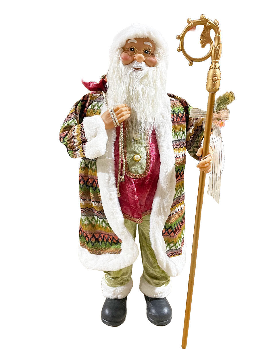 Santa Claus 80cm Red Green White