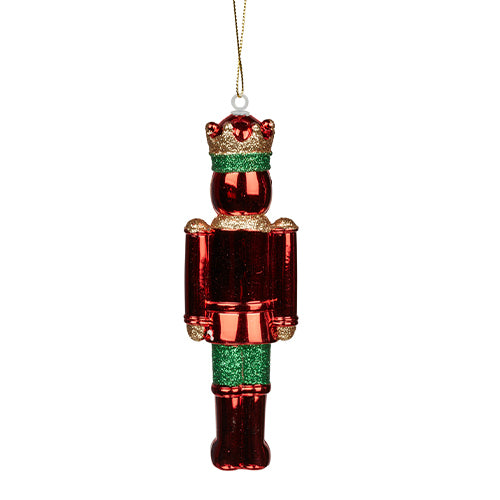 15cm Hanging Red/Green Nutcracker Christmas Decoration
