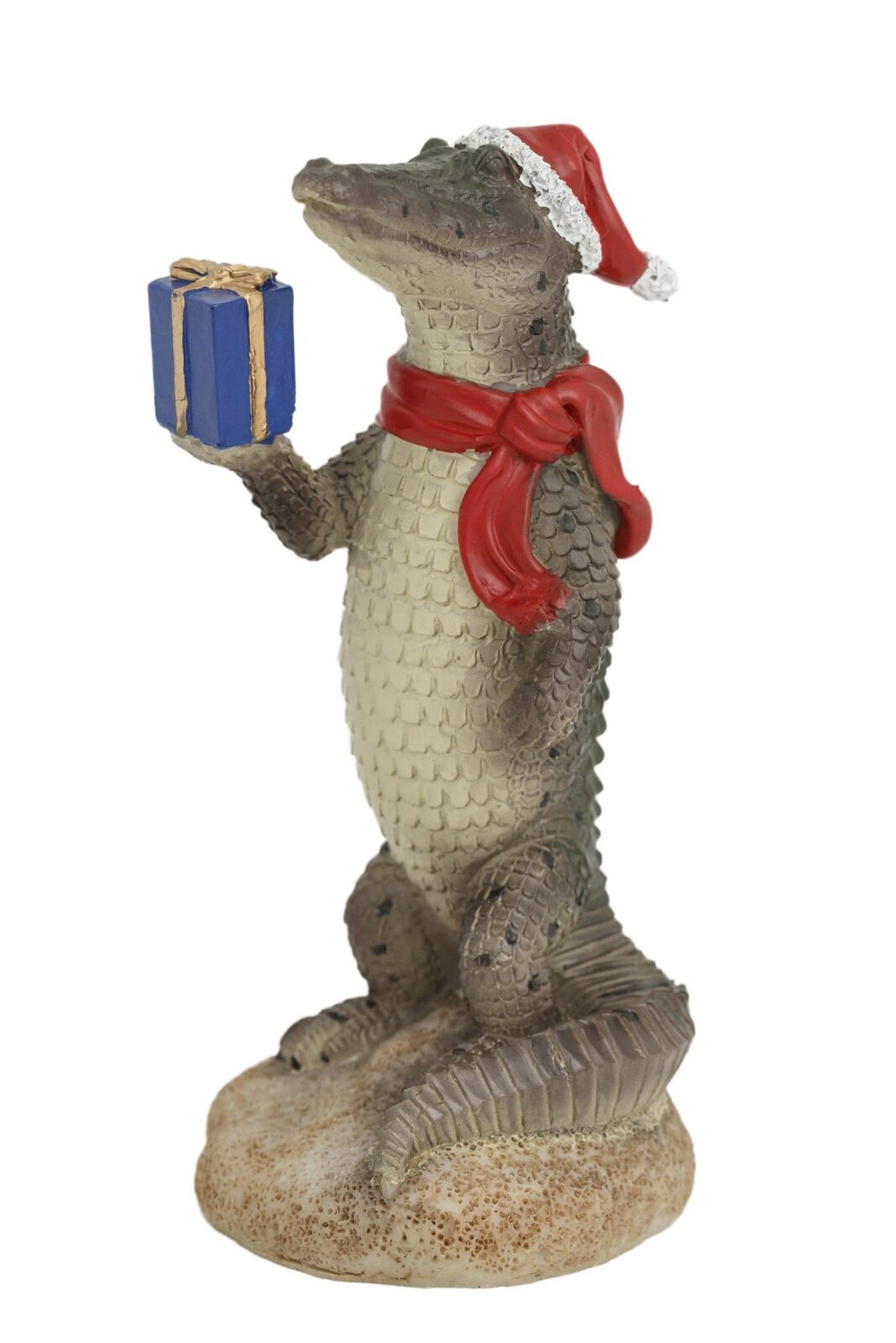 13cm Aussie Figurine Crocodile with Present