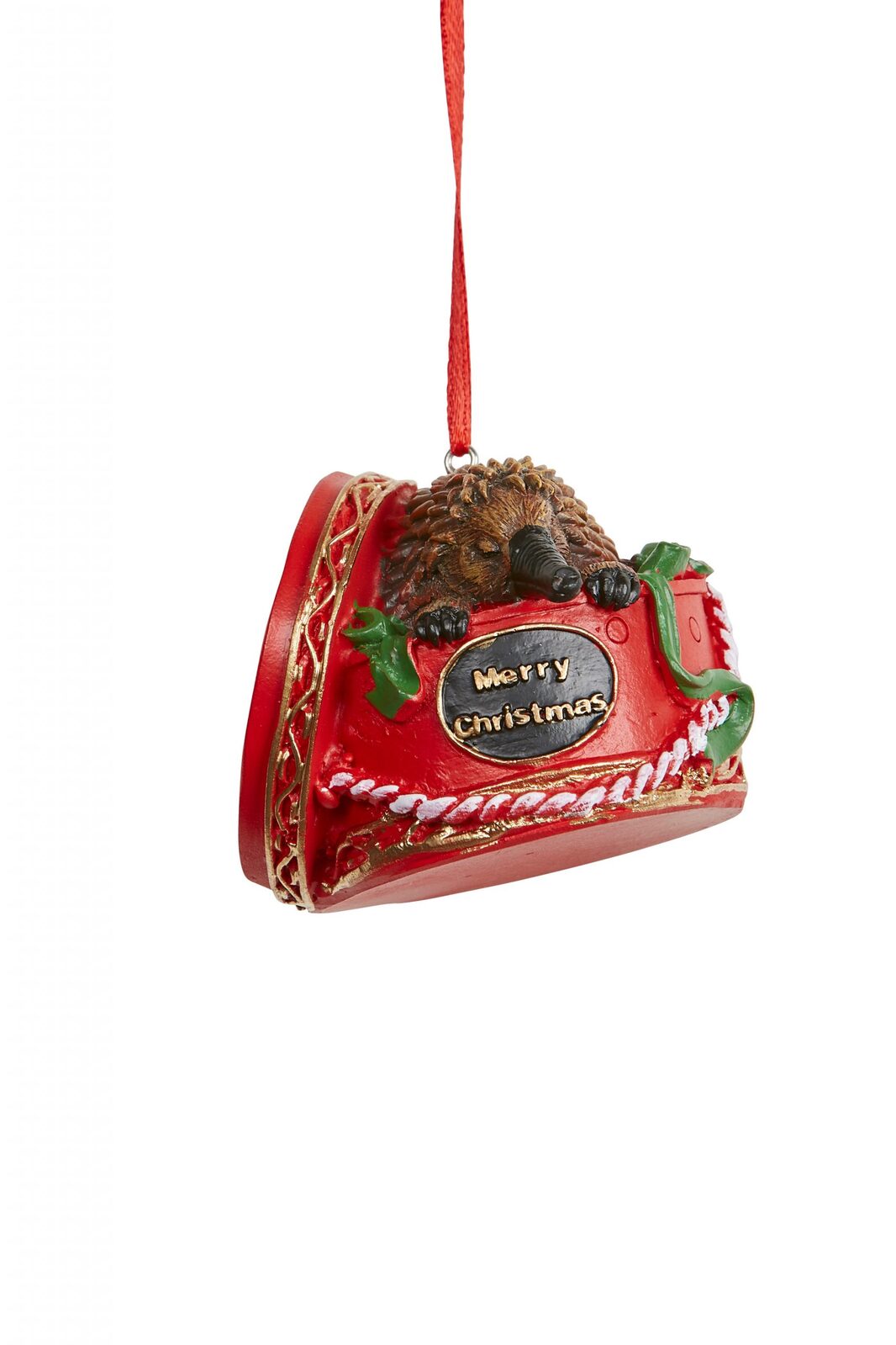 60mm Echidna in Giftbox Hanging Decoration
