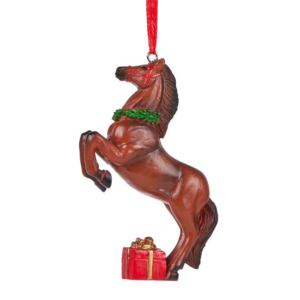 90mm Christmas Brumby Hanging Decoration