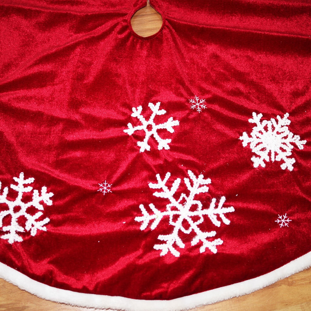 Snowflake Tree Skirt 1m / 100cm