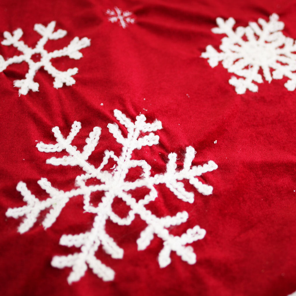 Snowflake Tree Skirt 1m / 100cm
