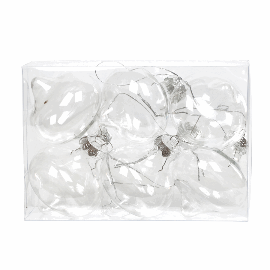 DIY CLEAR ONION SHAPED Christmas Baubles Packs