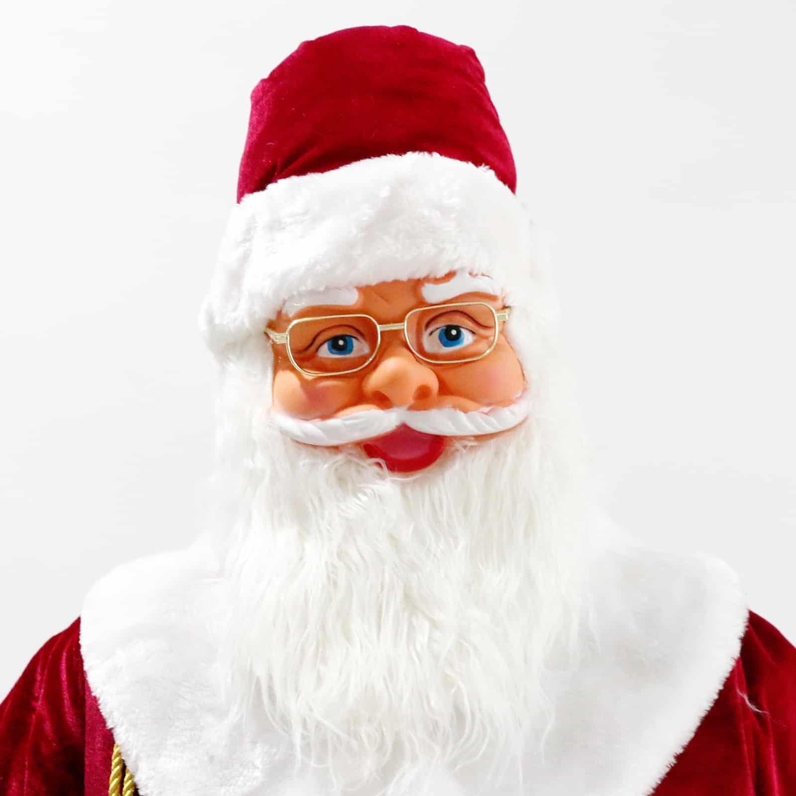Singing Dancing Santa 6ft / 180cm With 5 Songs