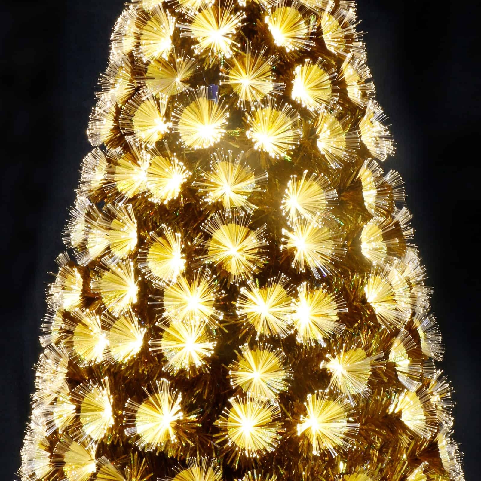 GOLD LEAF Led Fibre Optic 6ft / 180cm