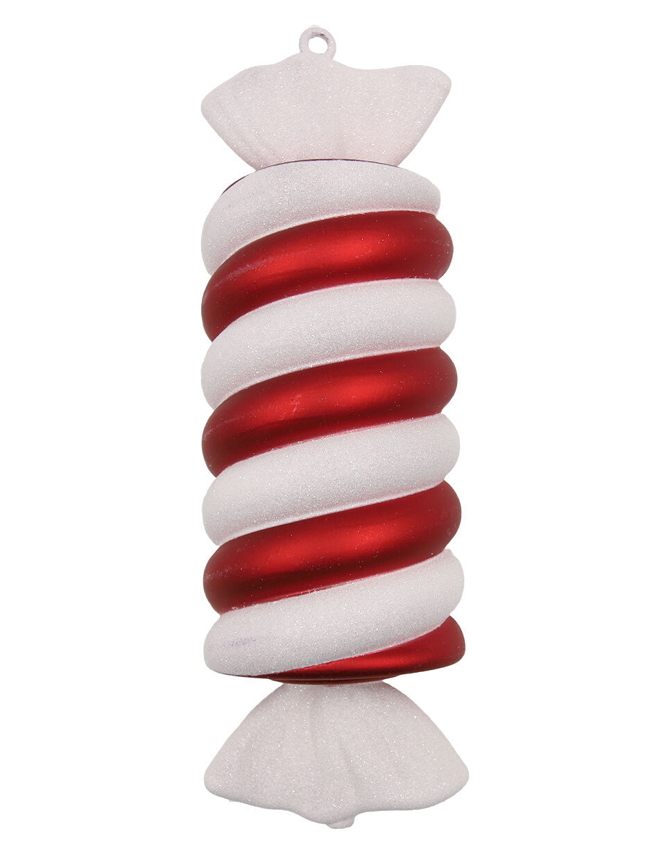 Red and White Twist Candy Ornament 32cm