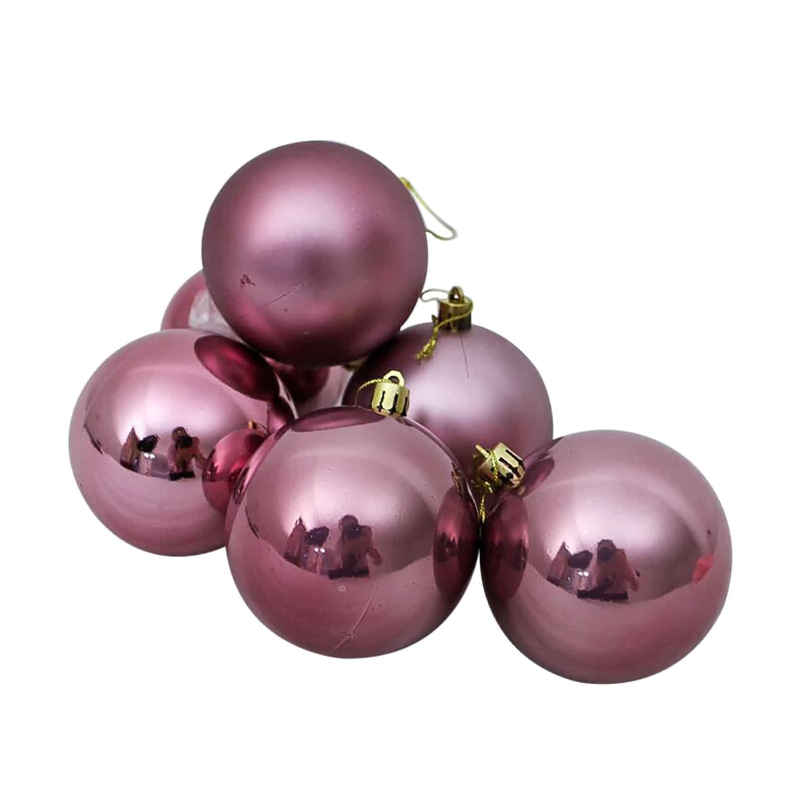 80mm Christmas Baubles Wildberry 45 Balls
