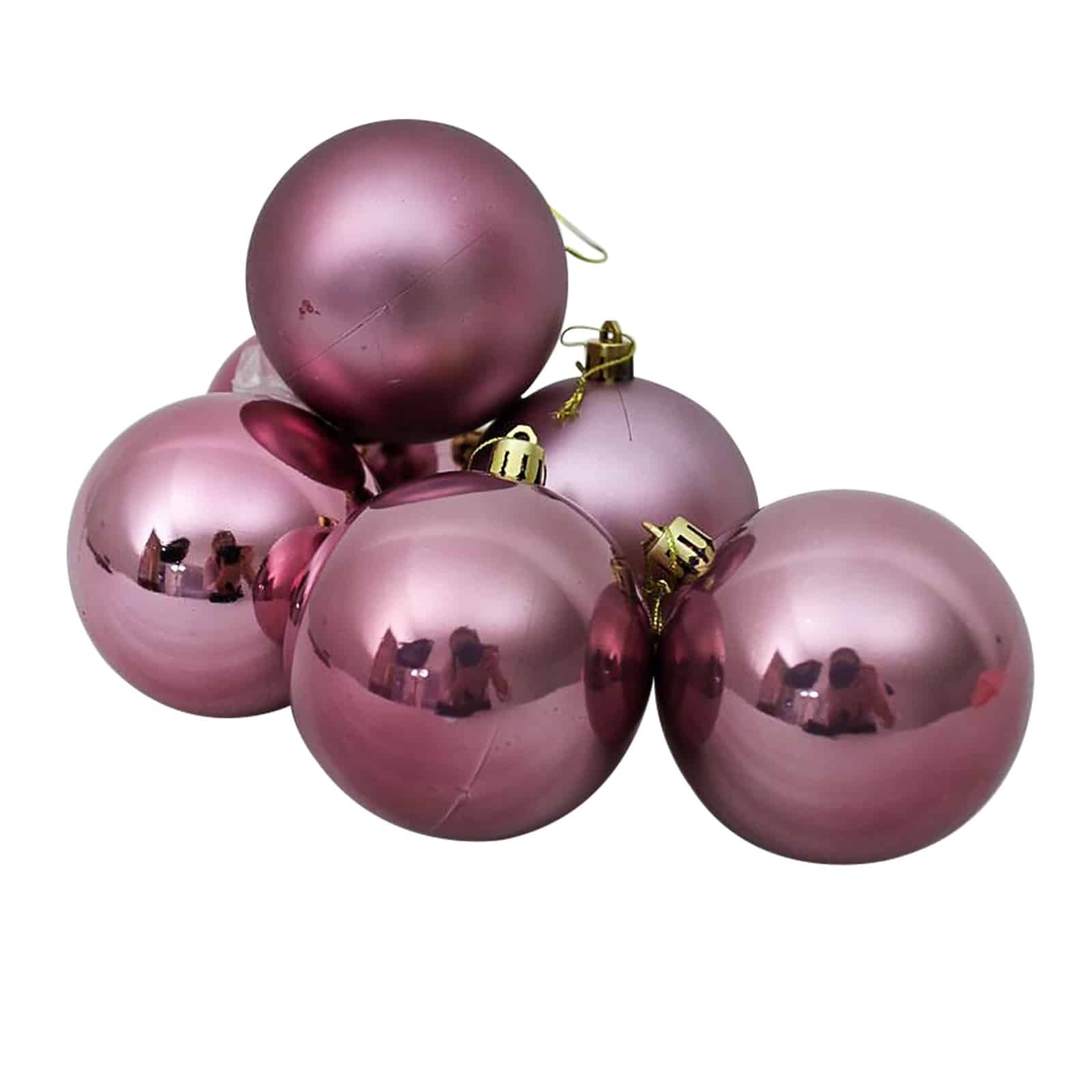 80mm Christmas Baubles Wildberry 45 Balls