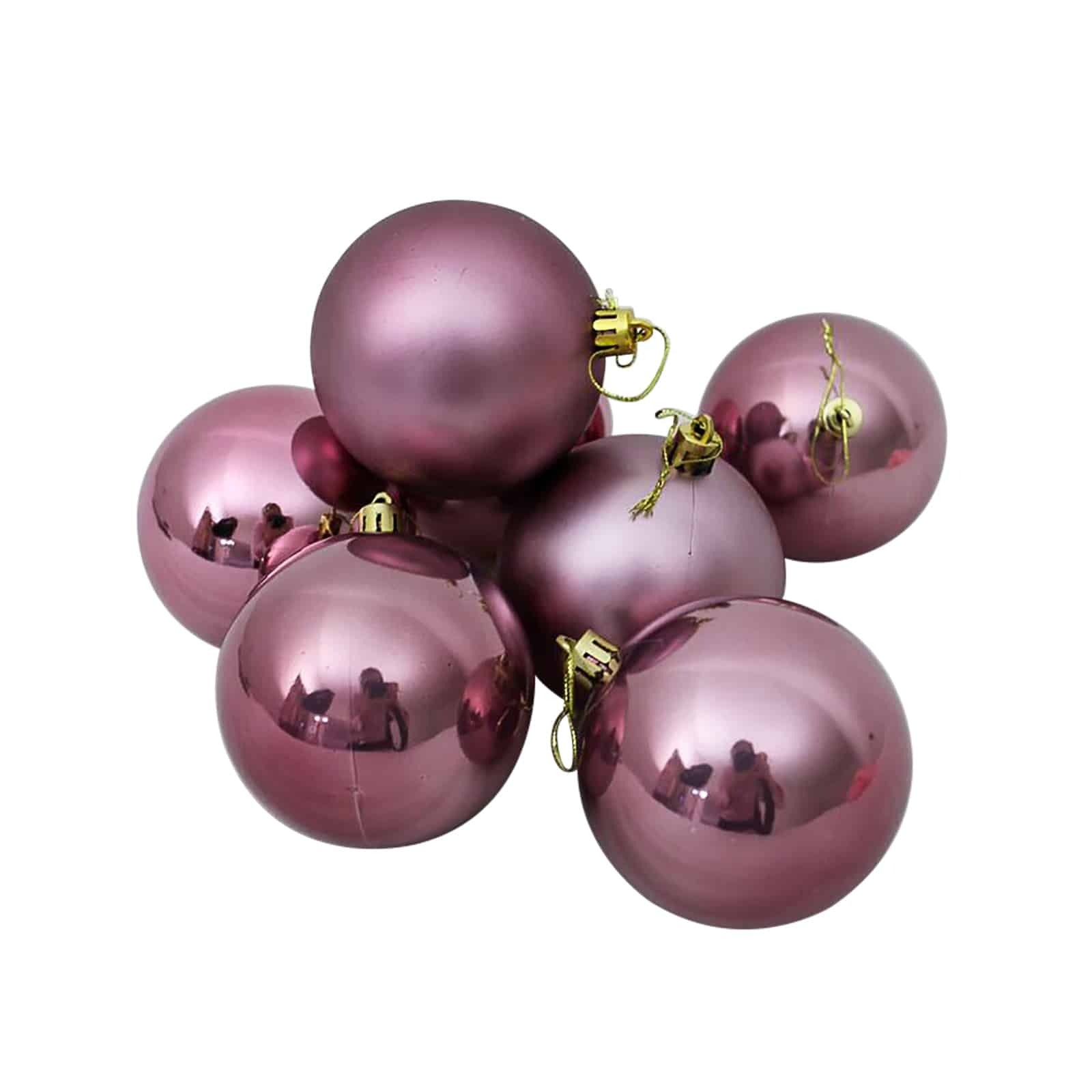 80mm Christmas Baubles Wildberry 45 Balls