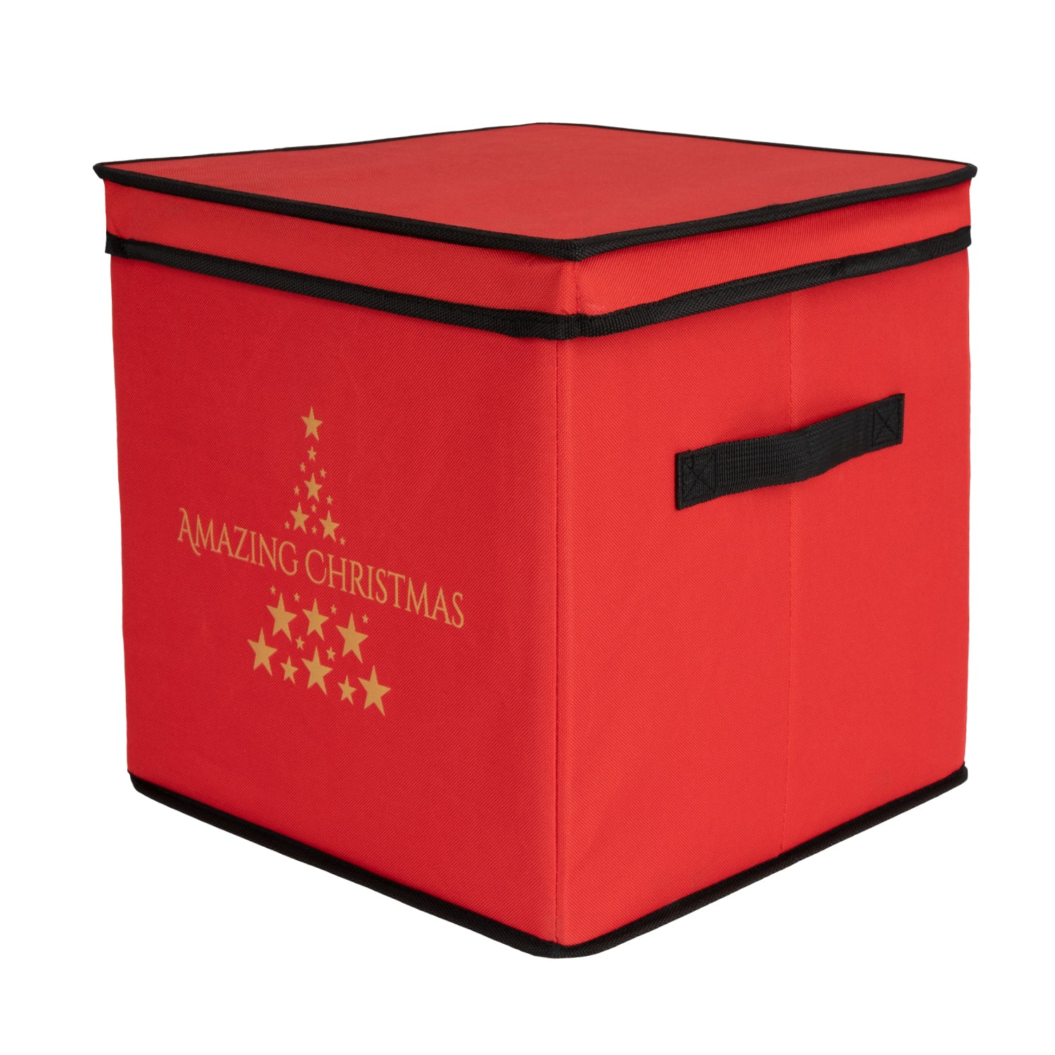 Christmas Bauble Ornament Storage Bag 64 x 70mm with Grey Trim