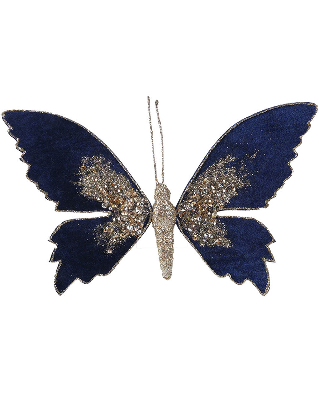 Butterfly Clip Navy Blue 220mm