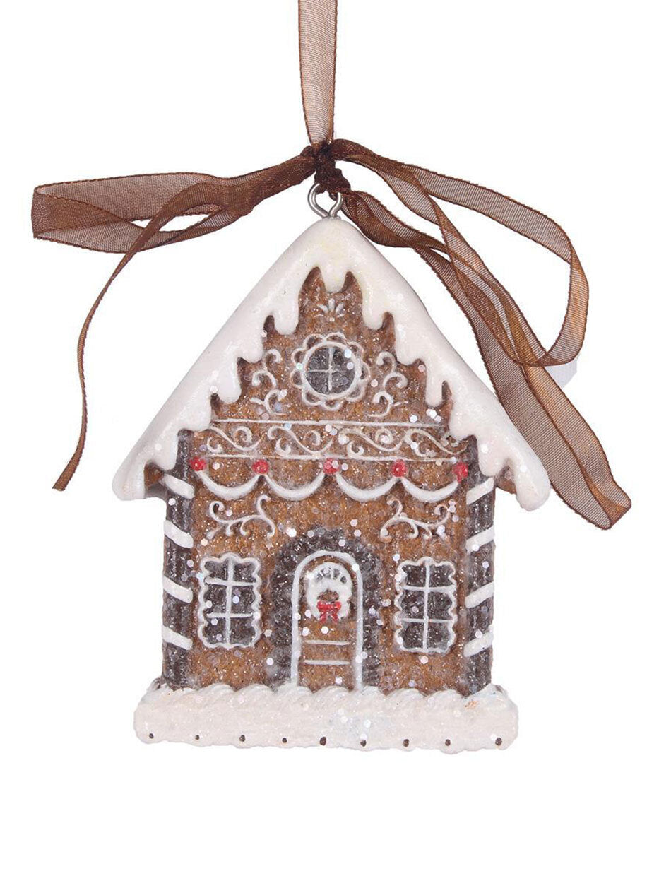 Gingerbread House Christmas Tree Hanging Ornament 65mm