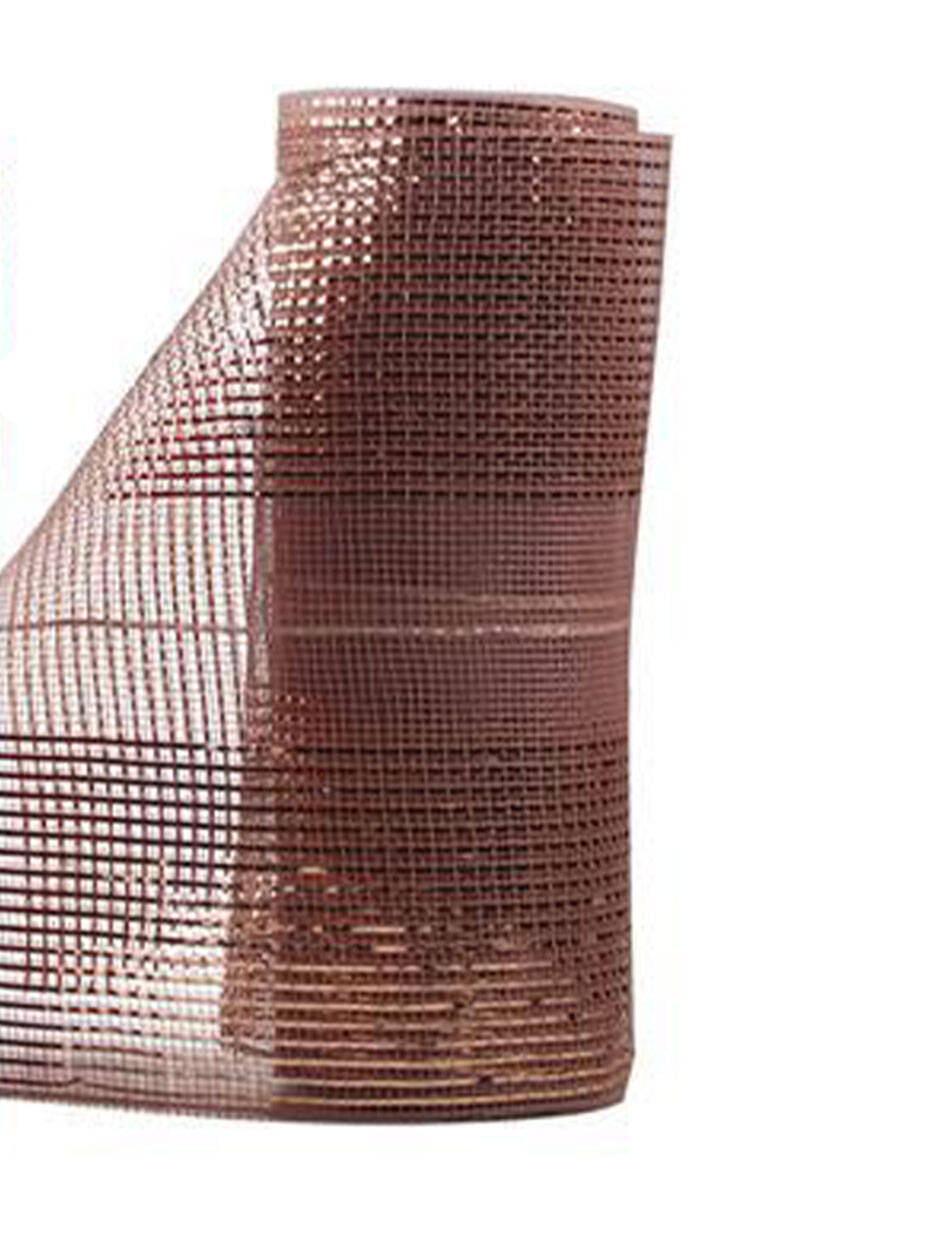 Christmas Tree Ribbon Gold Red Pink White Mesh Metallic 1 Pack