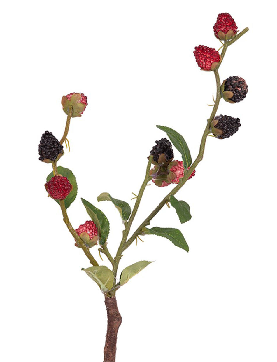 Berry Leaf Christmas Tree Pick 46cm