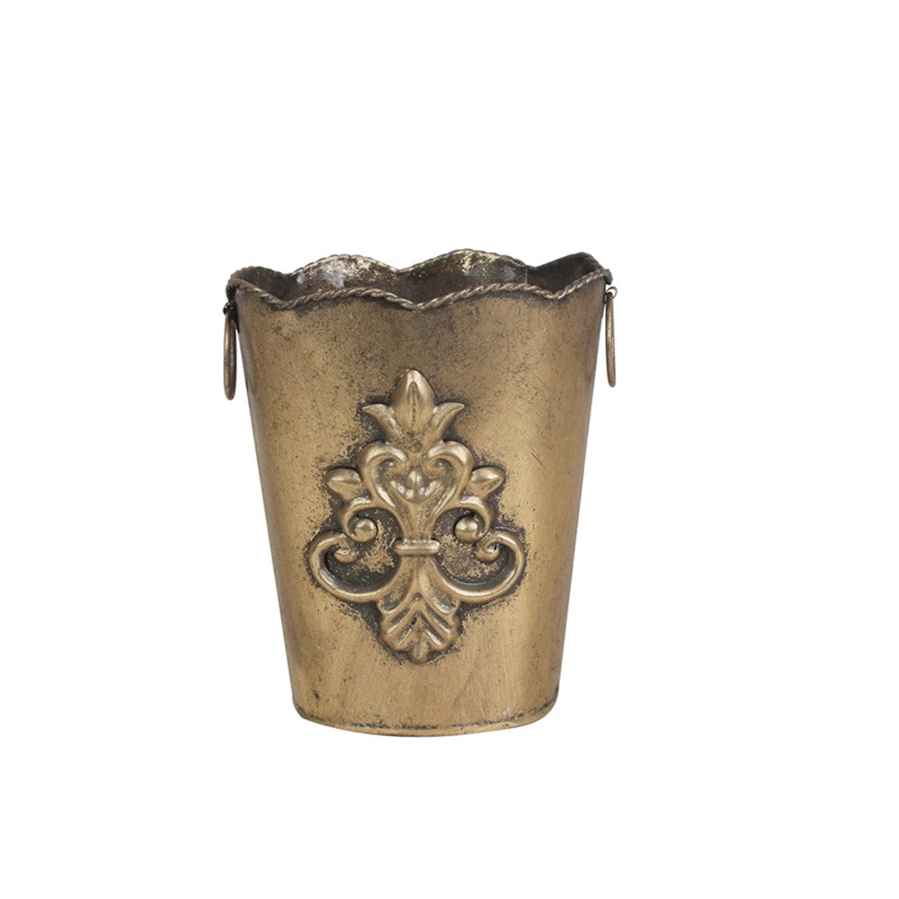 Antique Rose Gold Planter - 22cm