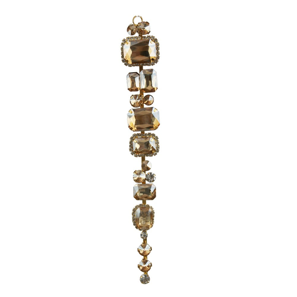 Amber Diamonte Hanging Tree Decoration