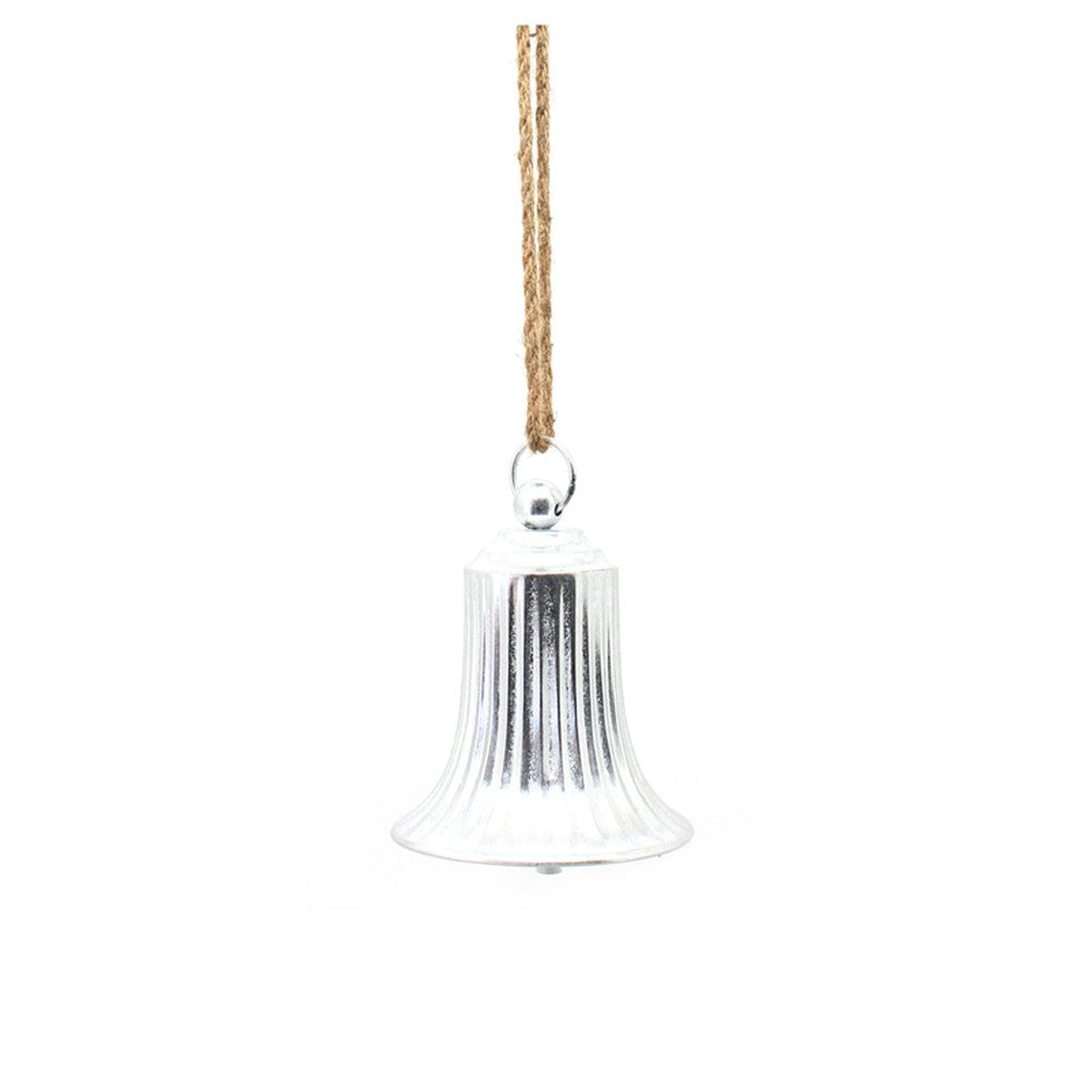 Silver Antique Metal Bell - 18cm