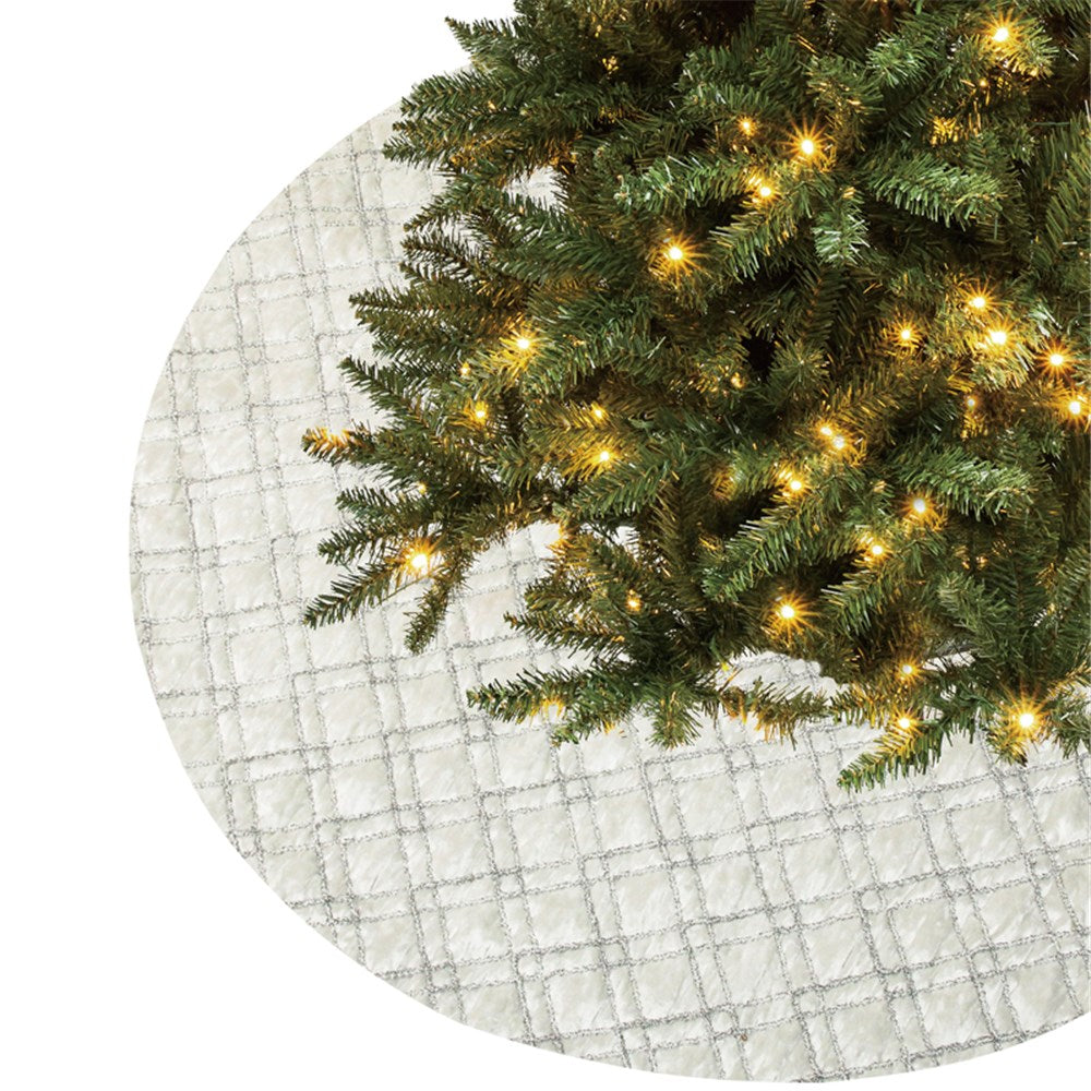 Luxe Silver Detail Tree Skirt