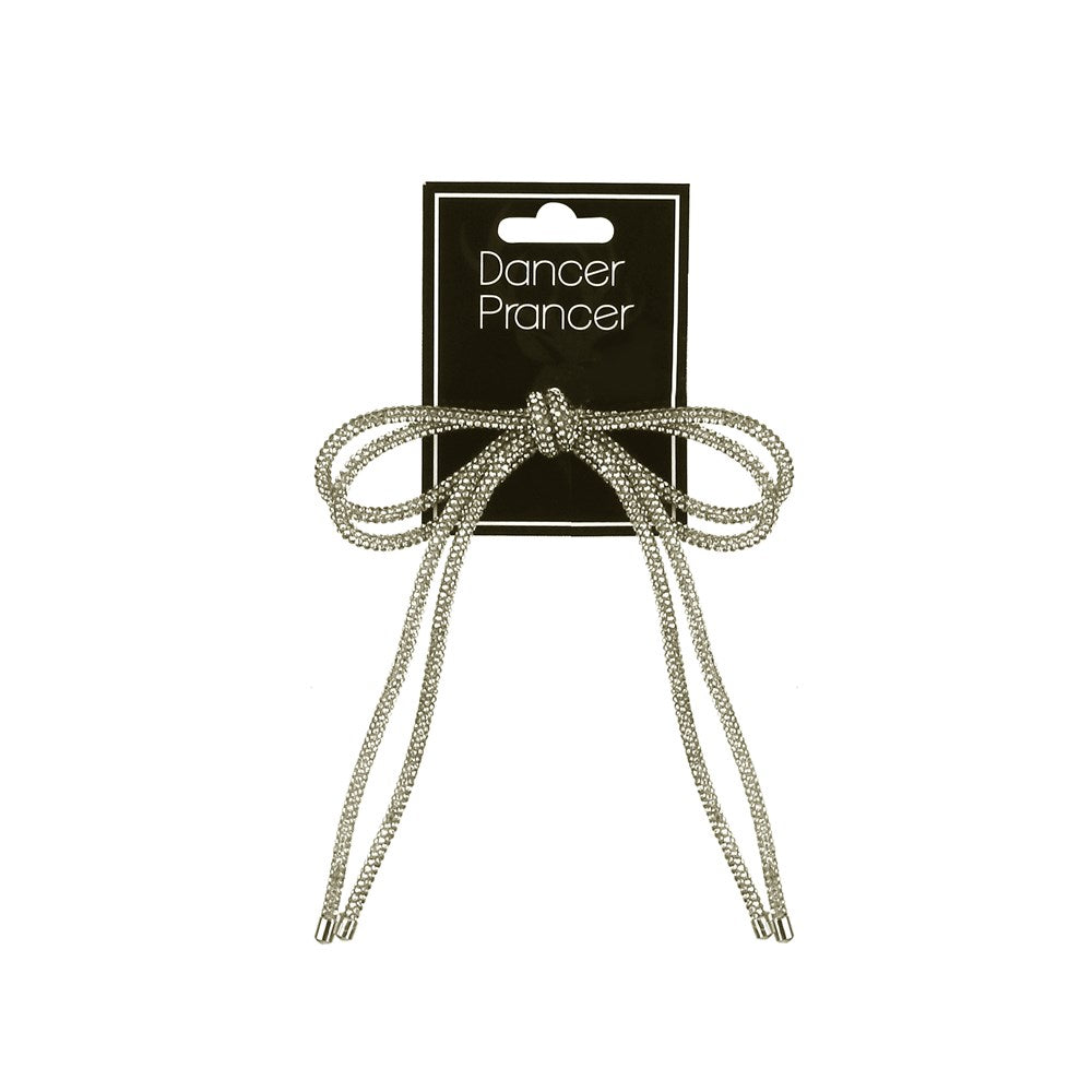 SILVER DIAMONTE DOUBLE BOW
